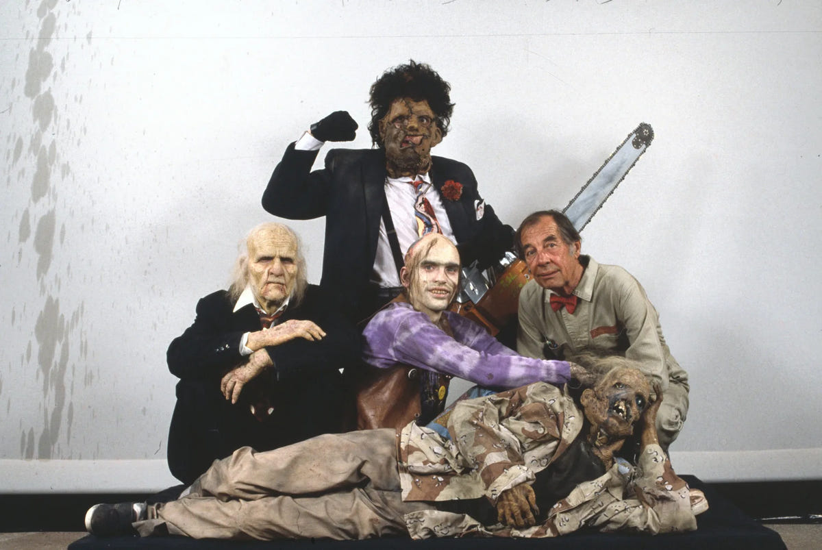 Filmszene 6 aus The Texas Chainsaw Massacre 2 - Artwork Keindorf / Gabz – 4K UHD Blu-ray. Regie: Tobe Hooper