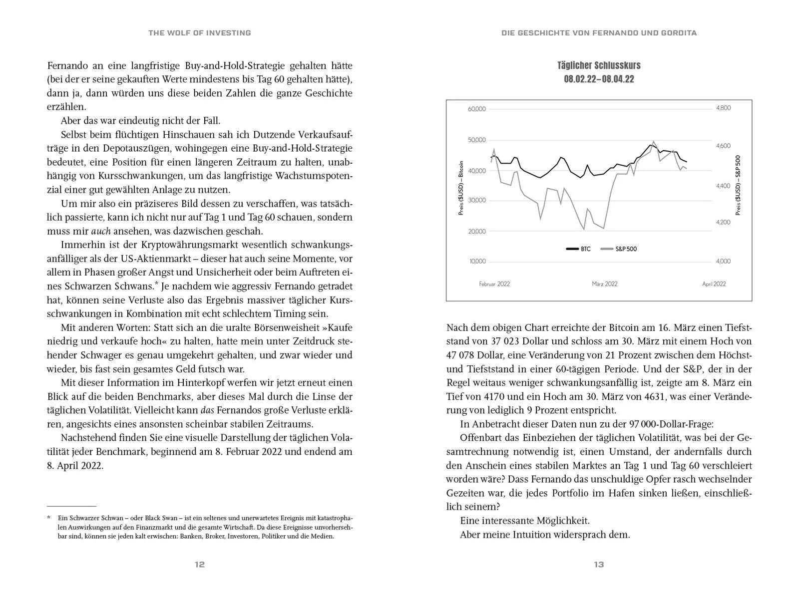 Innenansicht von 'The Wolf of Investing' - Gebundene Ausgabe