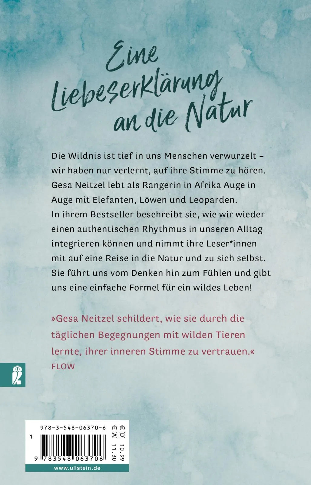 Buchrückseite von 'The Wonderful Wild' mit Klappentext - Taschenbuch