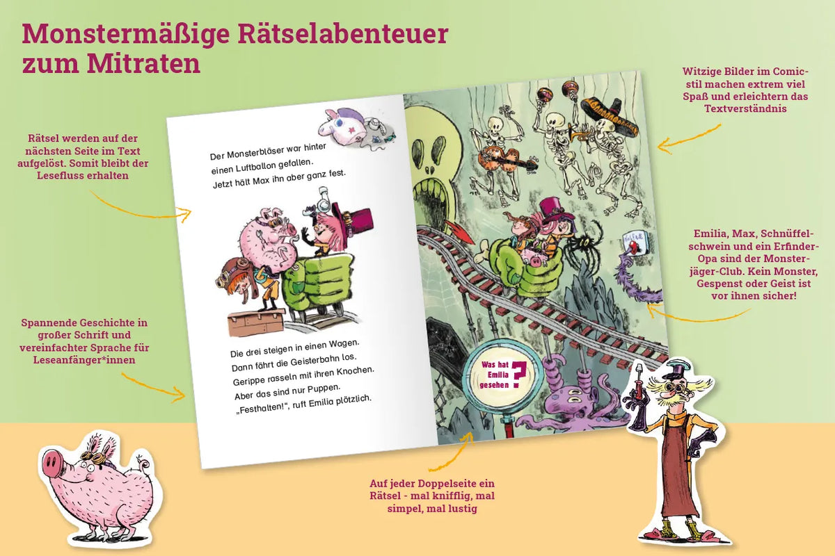 Produktansicht: Der Monsterjäger-Club 2 – Spuk auf Burg Alb (Gebundene Ausgabe)