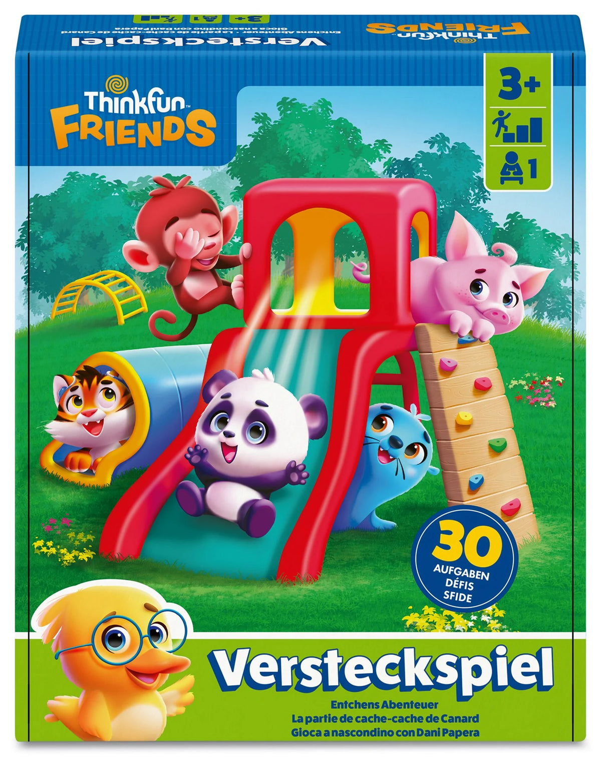 Logikspiel: ThinkFun Friends: Versteckspiel - Logikspiel ab 3 Jahre