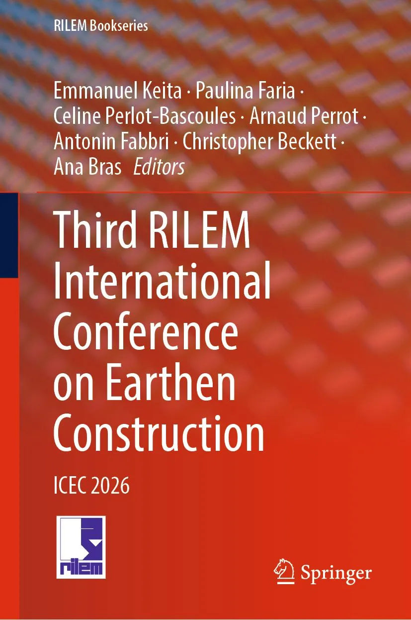 Cover: Third RILEM International Conference on Earthen Construction (E-Book) von Emmanuel Keita