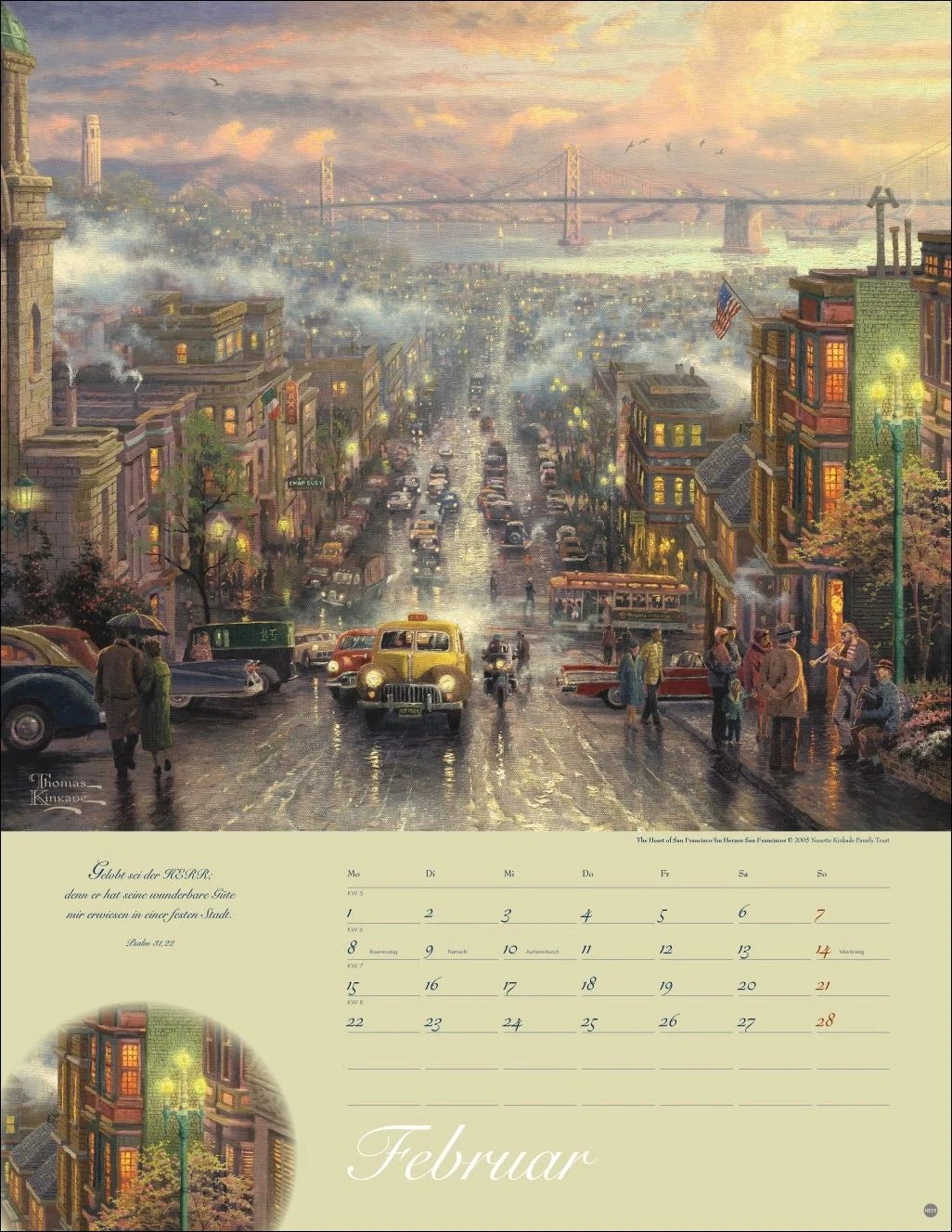 Thomas Kinkade: Land im Licht Kalender 2027 – Ansicht