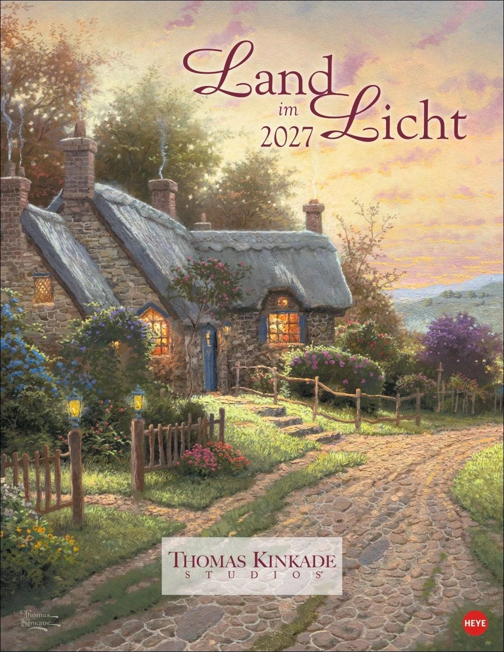 Wandkalender: Thomas Kinkade: Land im Licht Kalender 2027