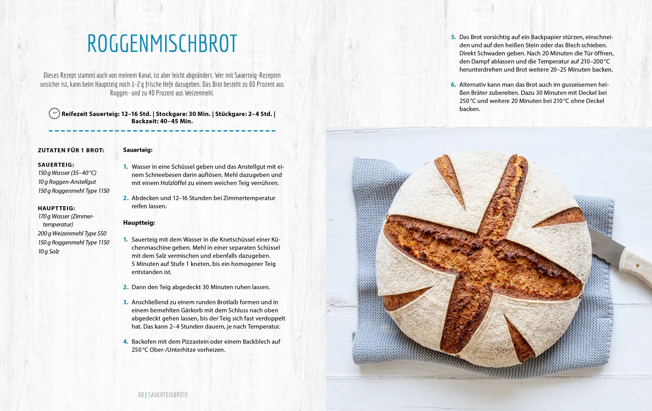 Innenansicht von 'Thomas kocht: Brot, Brötchen und Gebäck' - Gebundene Ausgabe
