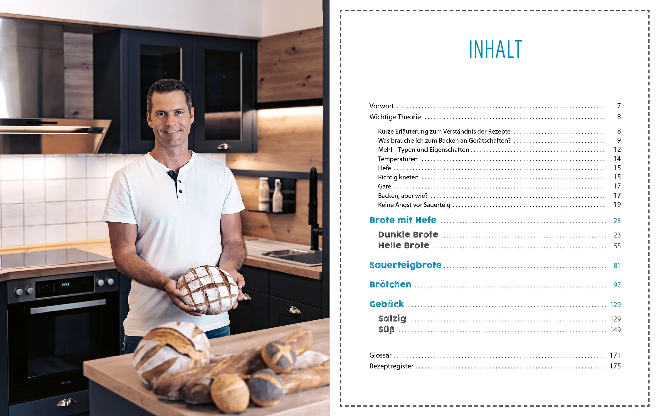 Innenansicht von 'Thomas kocht: Brot, Brötchen und Gebäck' - Gebundene Ausgabe