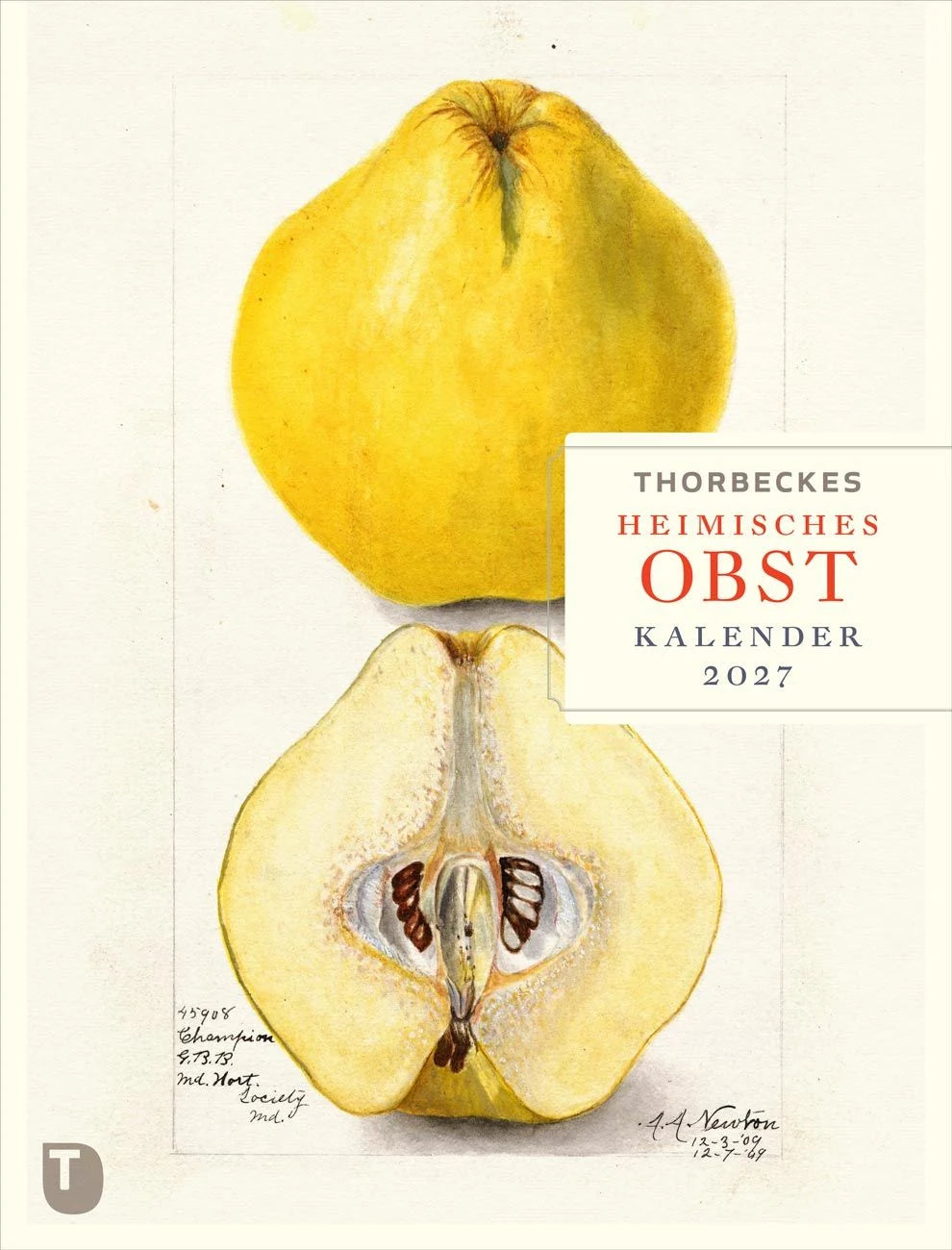 Wandkalender: Thorbeckes heimisches Obst Kalender 2027