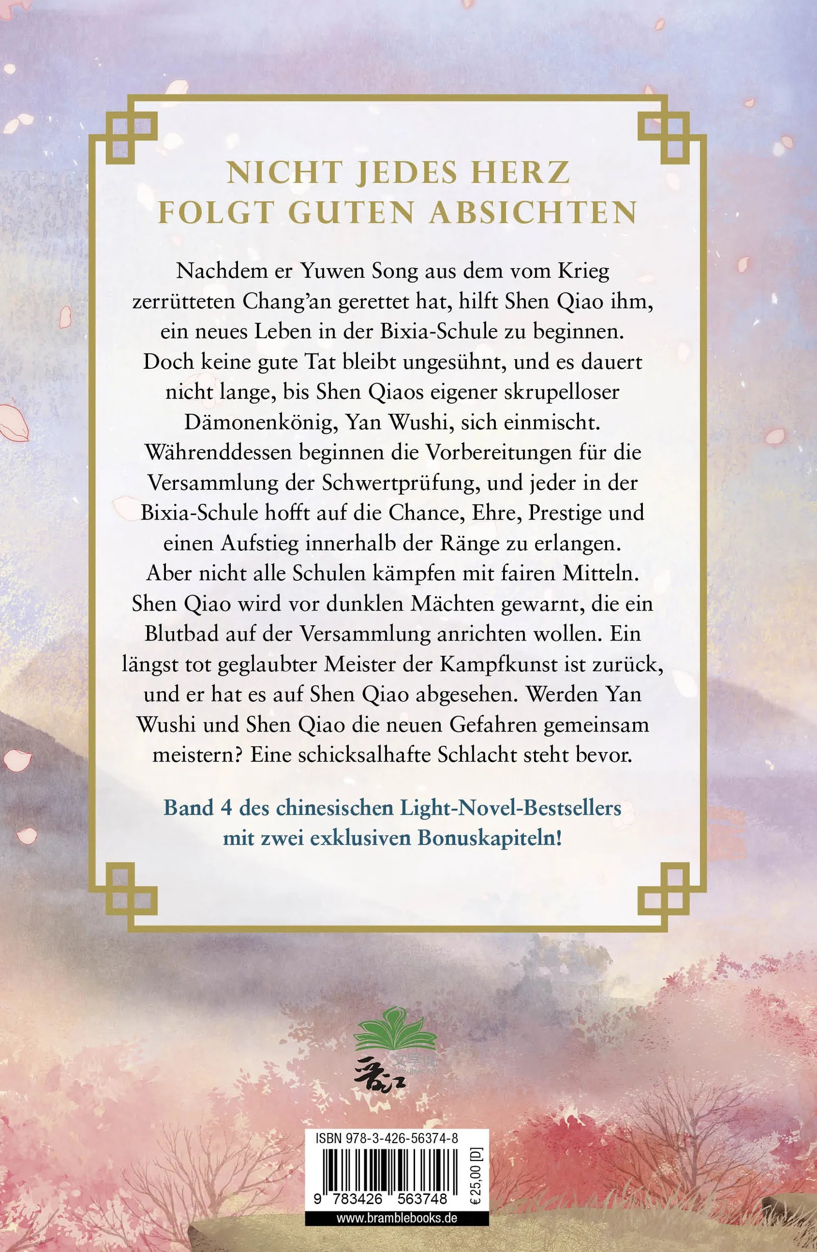 Buchrückseite von 'Thousand Autumns. Buch 4' mit Klappentext - Gebundene Ausgabe