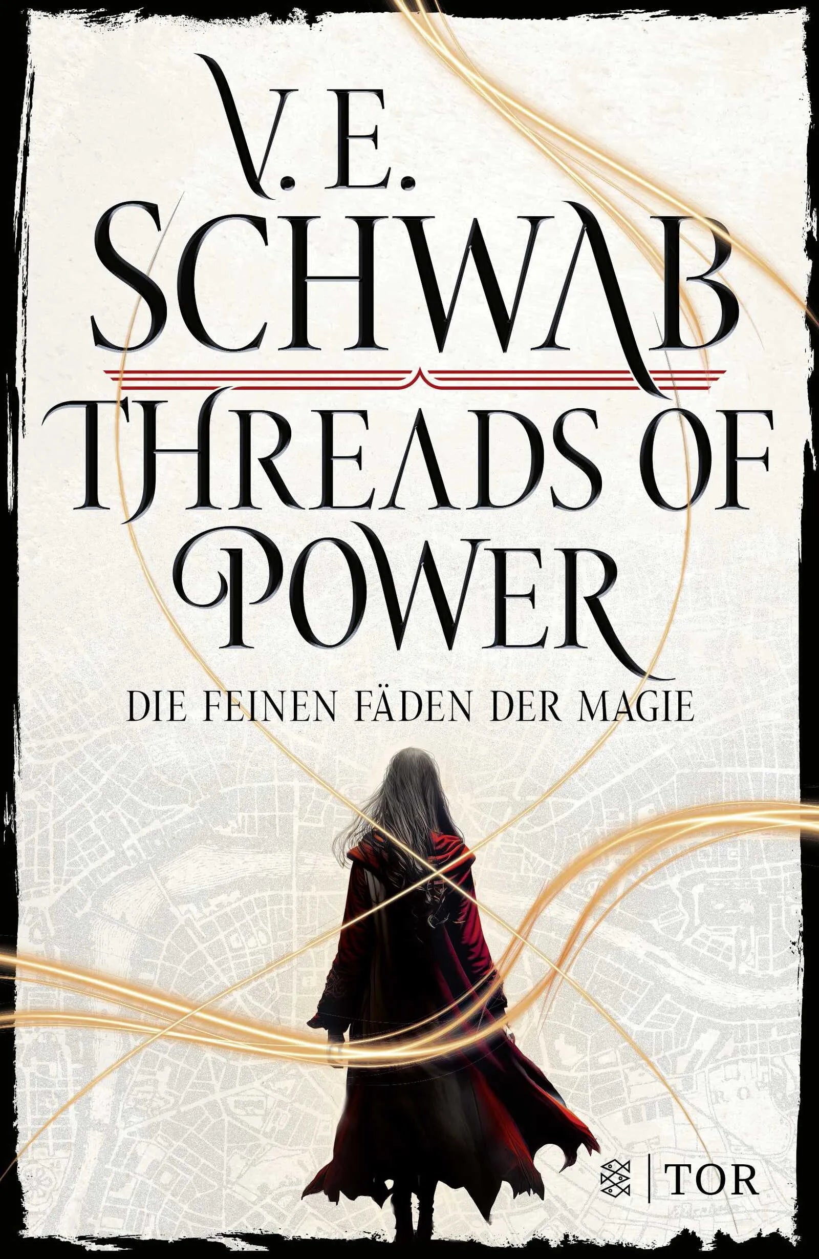 Buchcover von 'Threads of Power' - Gebundene Ausgabe von V. E. Schwab