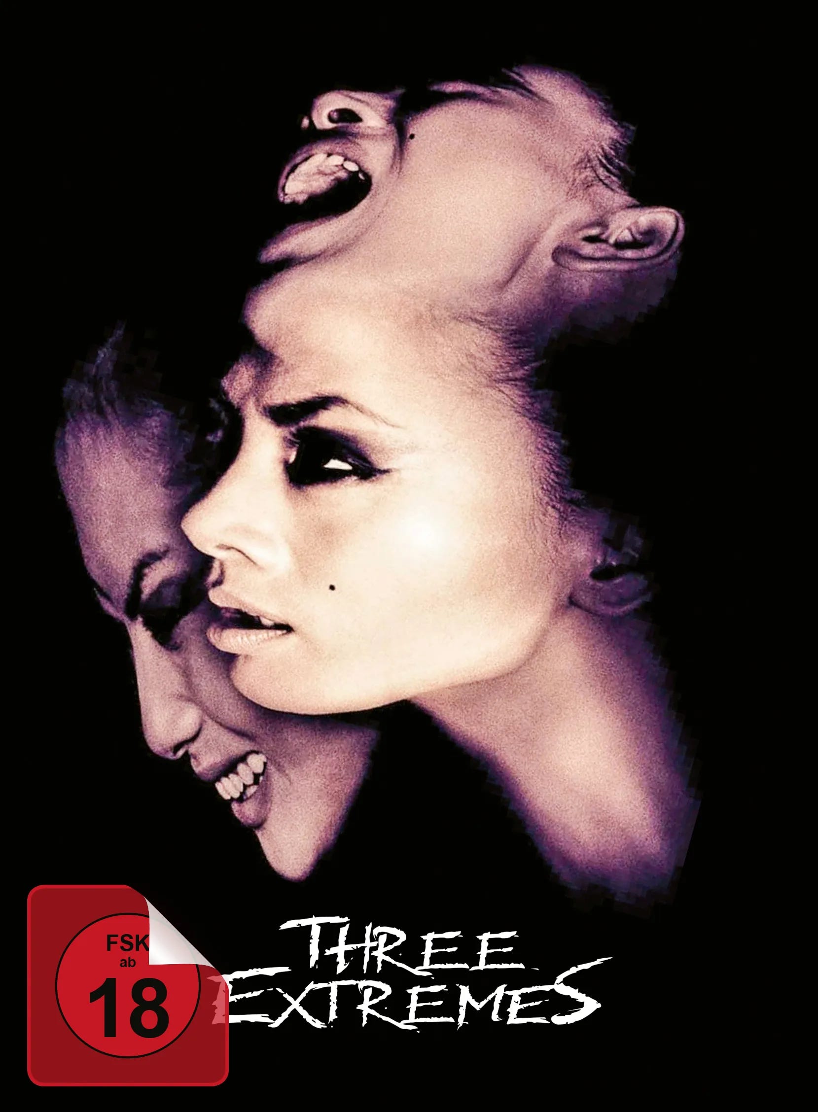Blu-ray-Cover: Three… Extremes - Mediabook - Cover B. Regie: Takashi Miike
