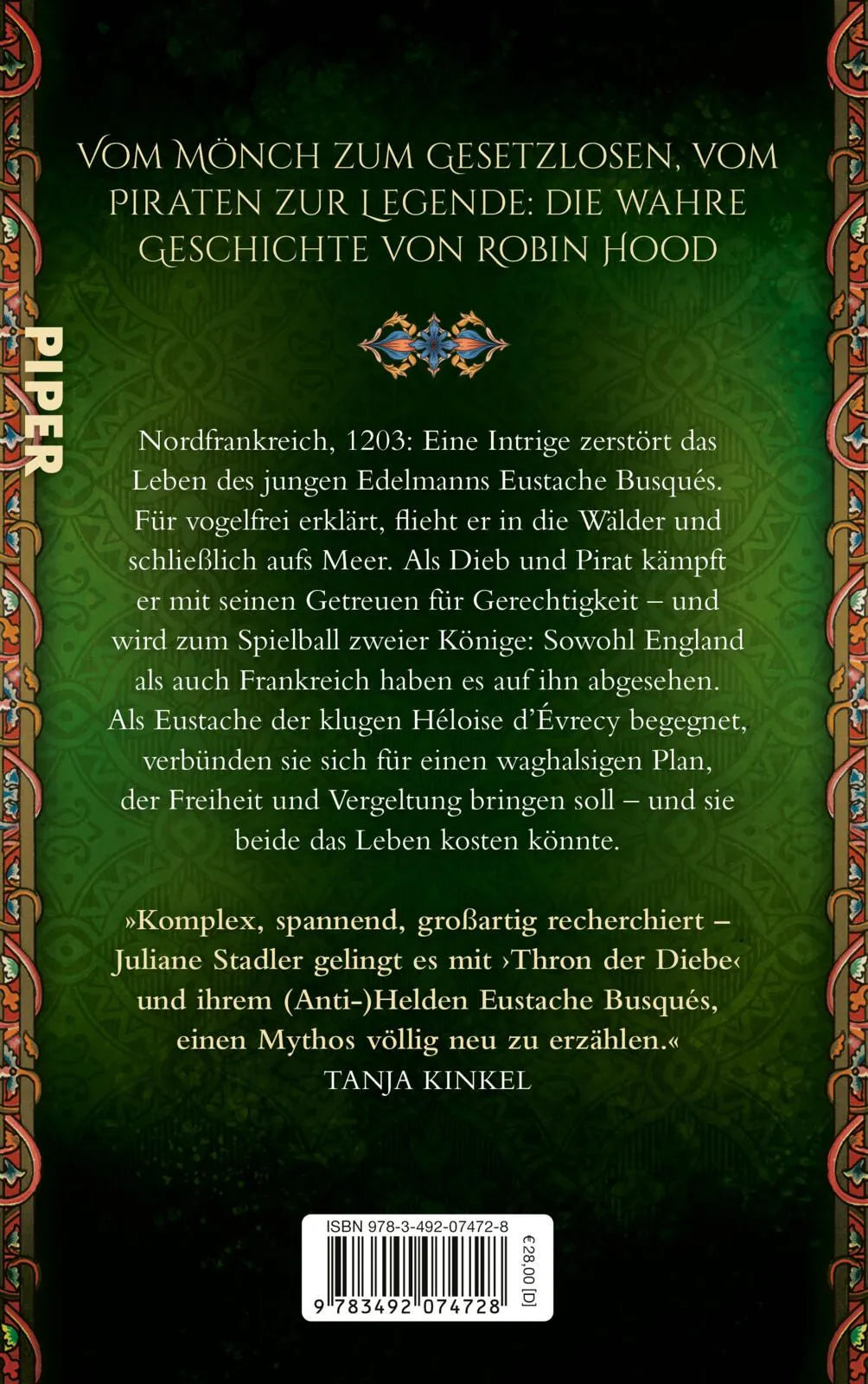 Rückseite: Thron der Diebe (Hardcover)