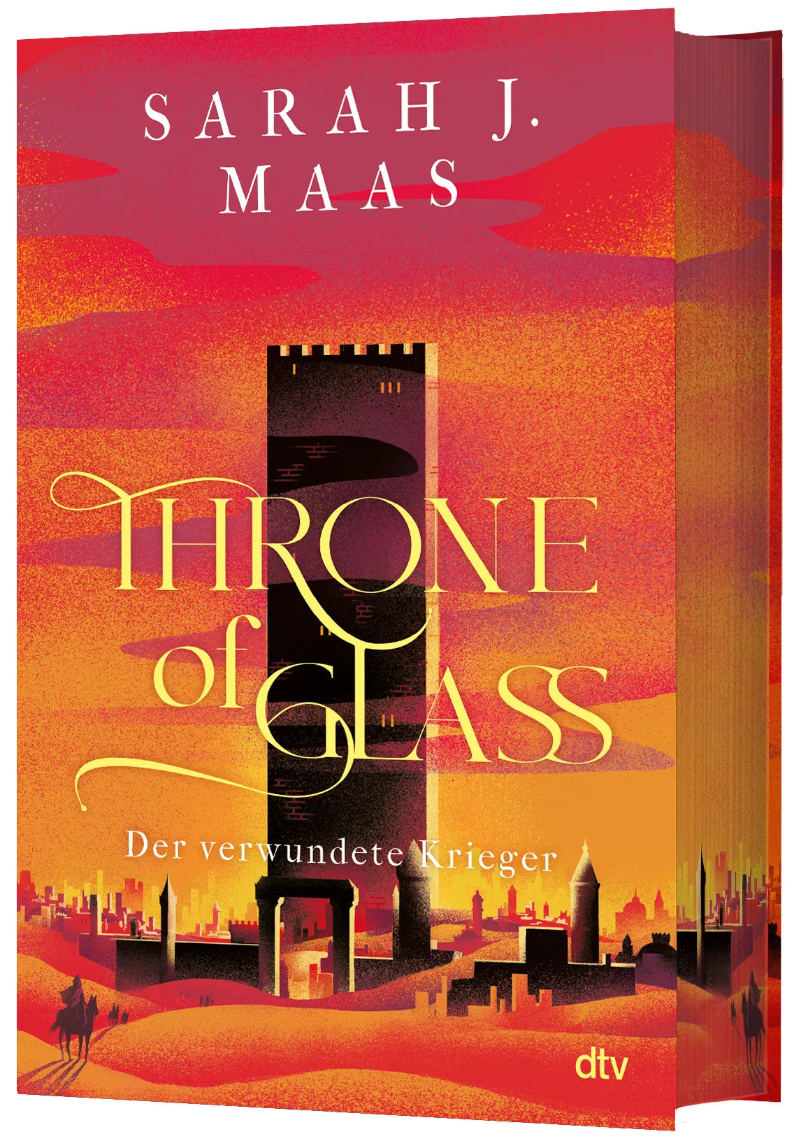 Buchcover von 'Throne of Glass – Der verwundete Krieger' - Gebundene Ausgabe von Sarah J. Maas