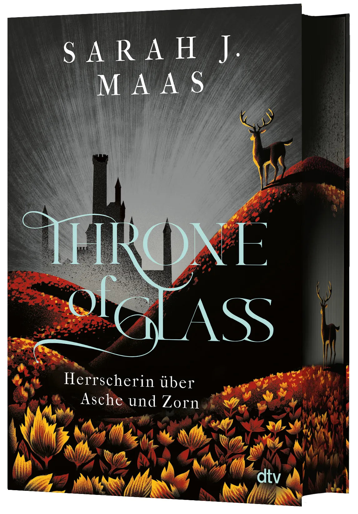 Buchcover von 'Throne of Glass – Herrscherin über Asche und Zorn' - Gebundene Ausgabe von Sarah J. Maas