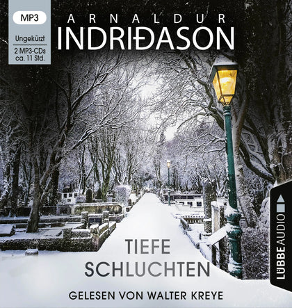 Buchcover von 'Tiefe Schluchten' - Hörbuch (CD) von Arnaldur Indriðason