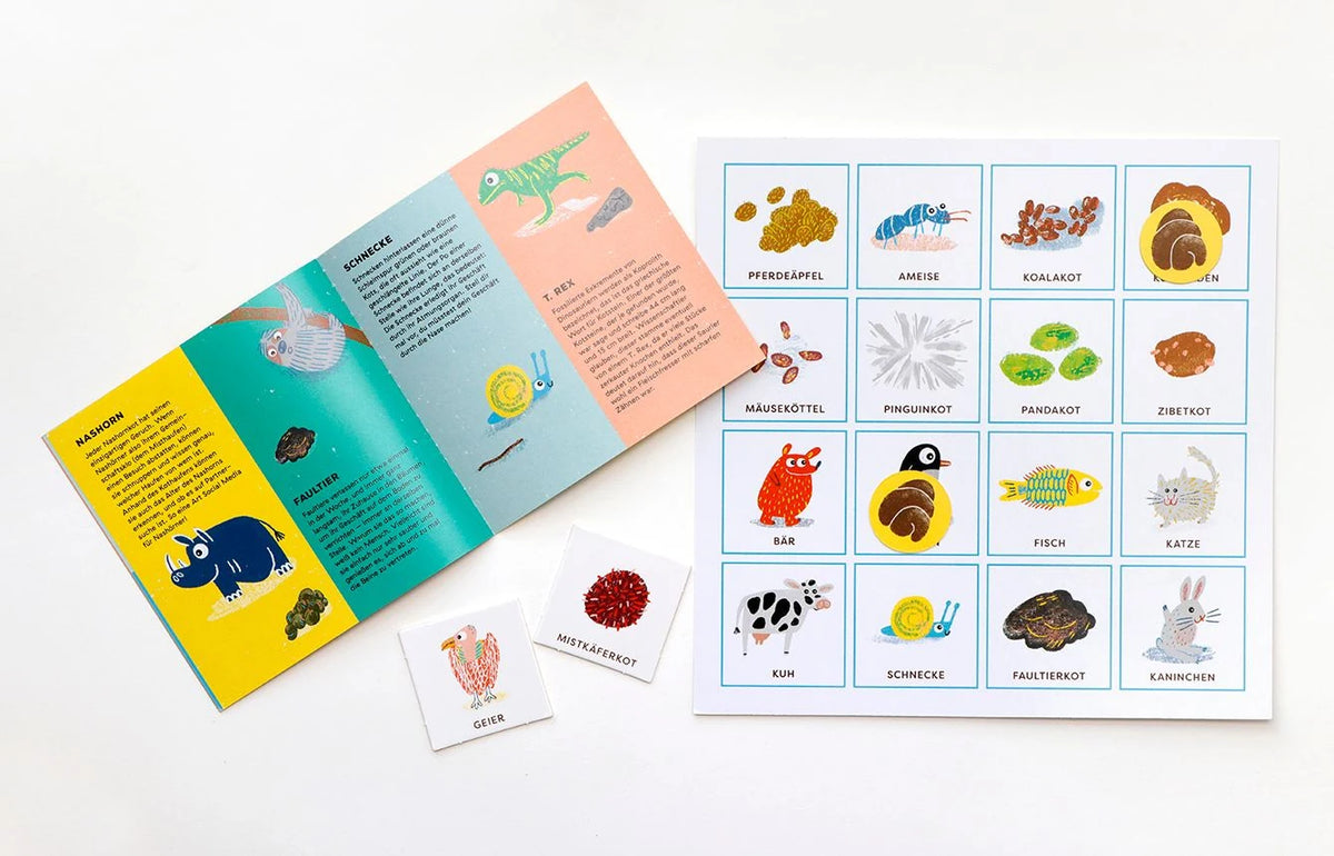 Tierkacke-Bingo – Ansicht