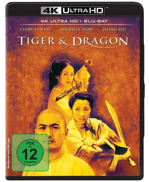 4K UHD Blu-ray-Cover: Tiger & Dragon. Regie: Ang Lee