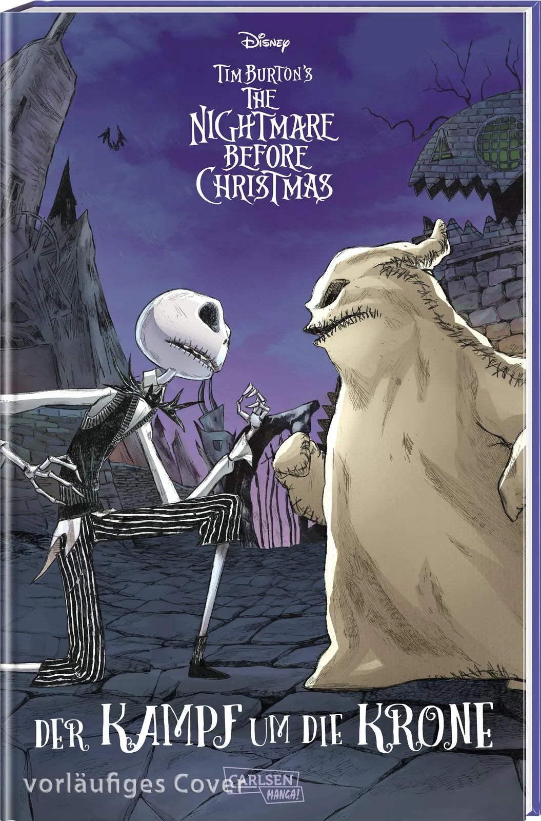 Cover: Tim Burton's The Nightmare Before Christmas: Der Kampf um die Krone (Hardcover) von D.J. Milky