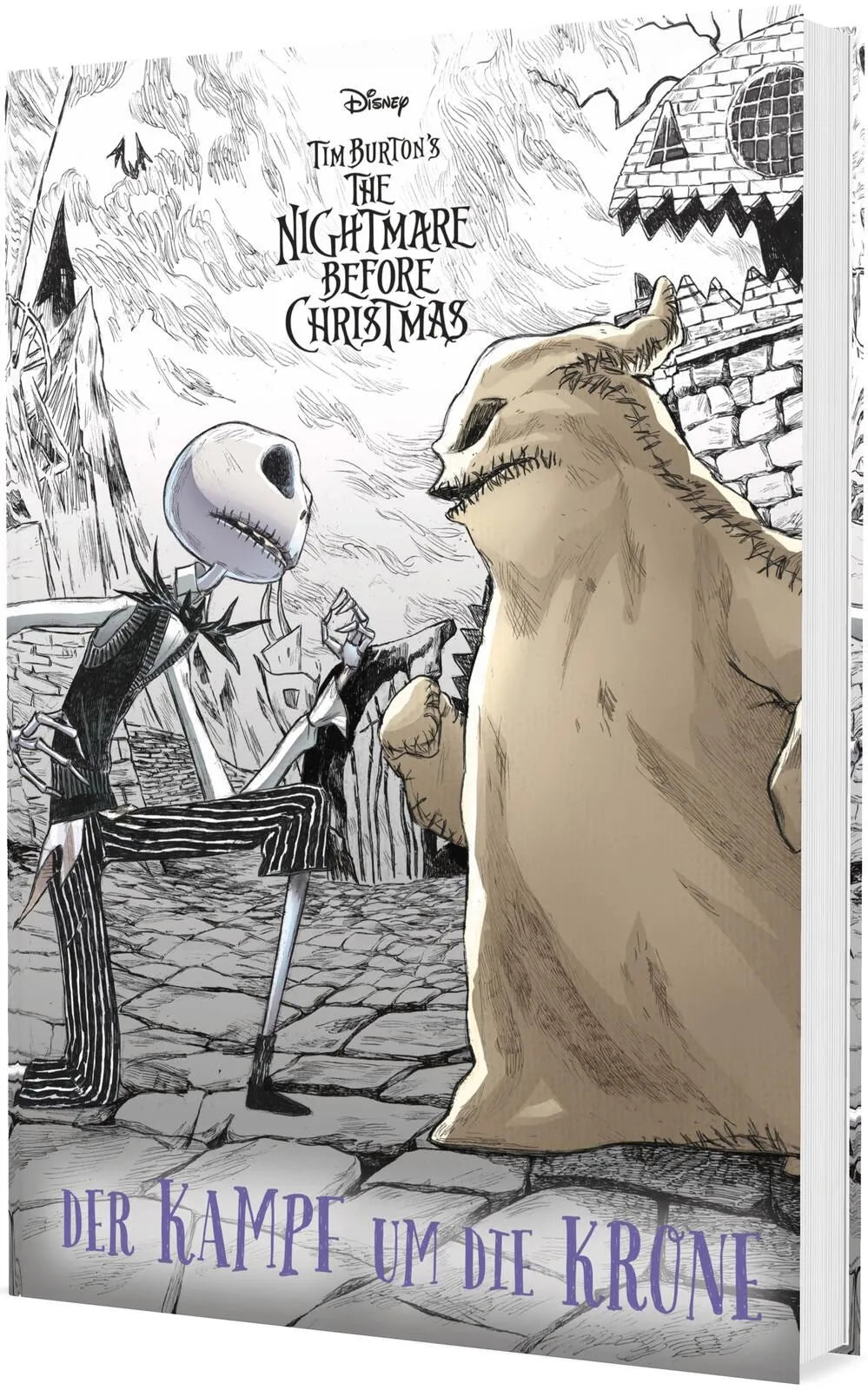 Cover: Tim Burton's The Nightmare Before Christmas: Der Kampf um die Krone (Hardcover) von D.J. Milky