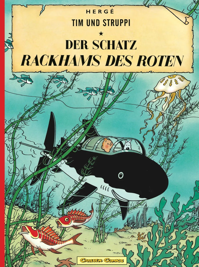 Buchcover von 'Tim und Struppi: Der Schatz Rackhams des Roten' - Taschenbuch von Hergé