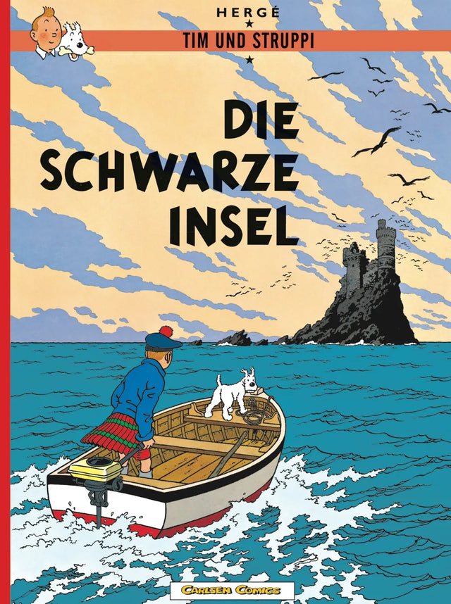 Buchcover von 'Tim und Struppi: Die schwarze Insel' - Taschenbuch von Hergé