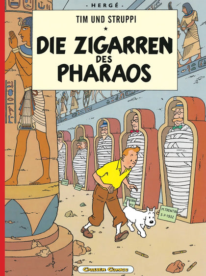 Buchcover von 'Tim und Struppi: Die Zigarren des Pharaos' - Taschenbuch von Hergé