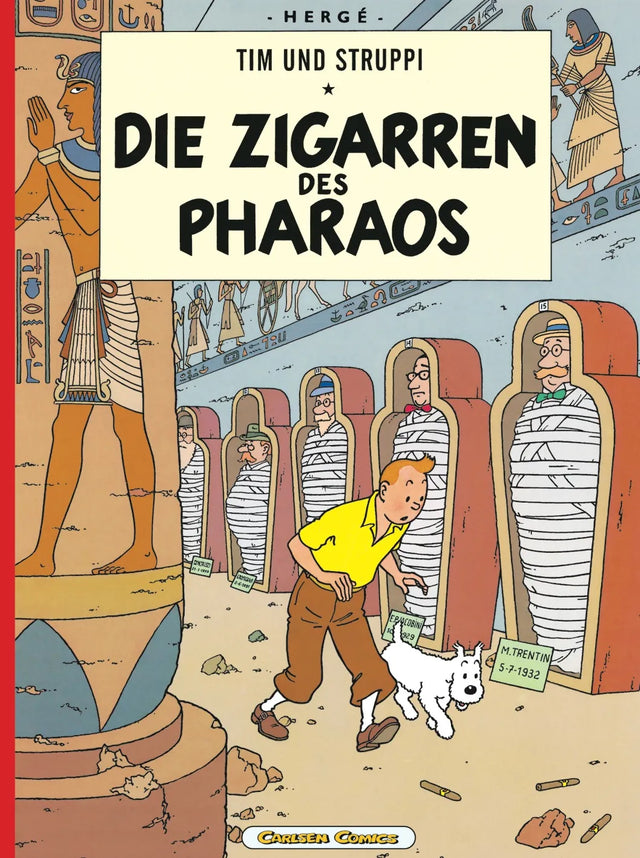 Buchcover von 'Tim und Struppi: Die Zigarren des Pharaos' - Taschenbuch von Hergé