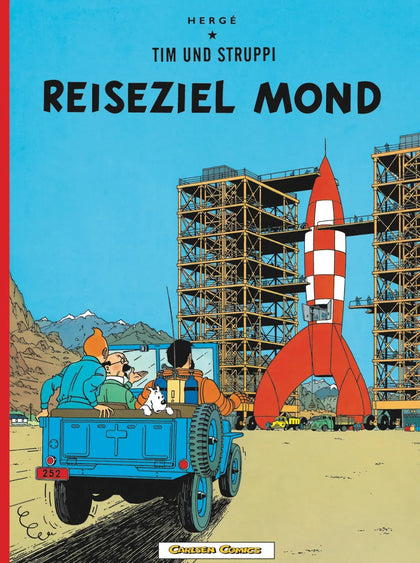 Buchcover von 'Tim und Struppi: Reiseziel Mond' - Taschenbuch von Hergé
