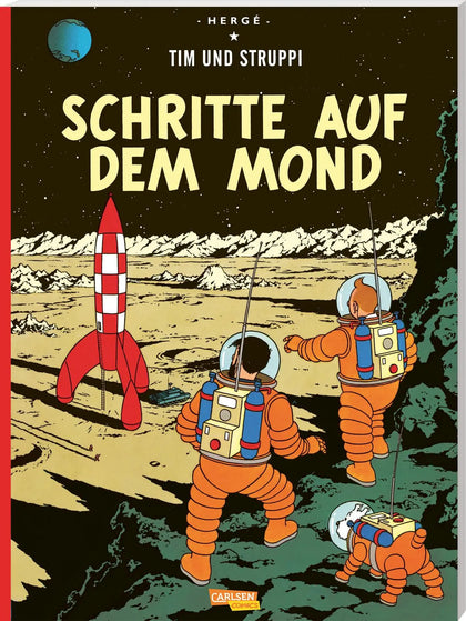 Buchcover von 'Tim und Struppi: Schritte auf dem Mond' - Taschenbuch von Hergé