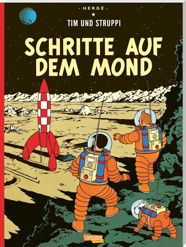 Buchcover von 'Tim und Struppi: Schritte auf dem Mond' - Taschenbuch von Hergé