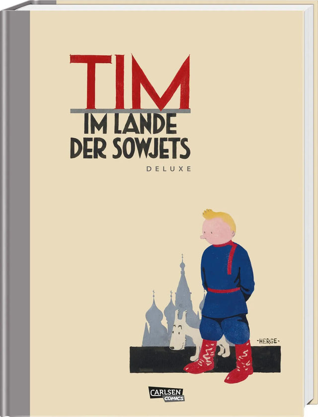 Buchcover von 'Tim und Struppi: Tim im Lande der Sowjets – Vorzugsausgabe' - Gebundene Ausgabe von Hergé