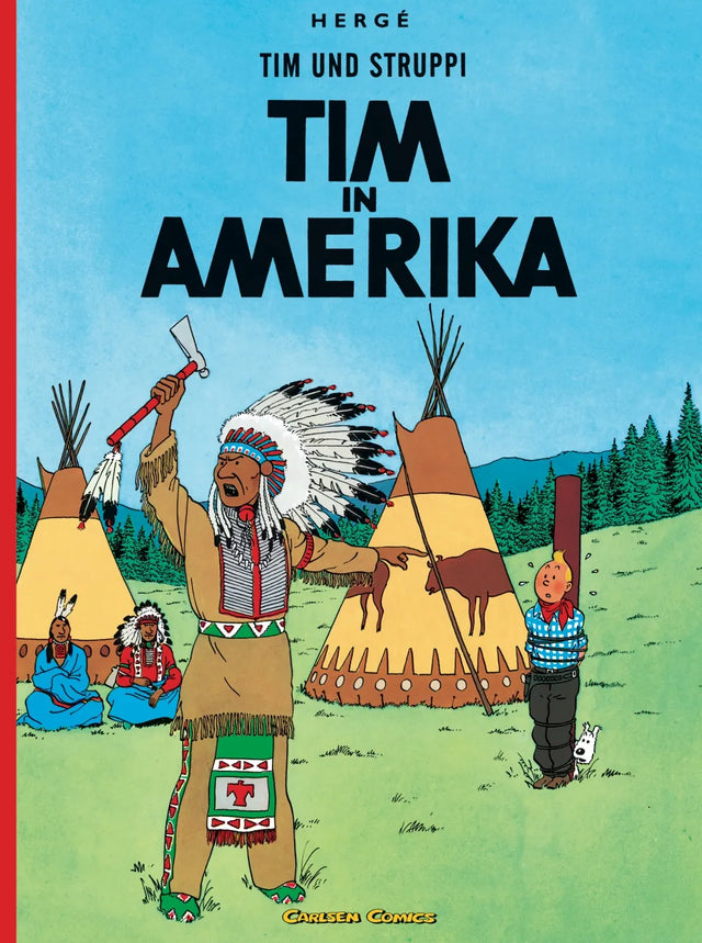 Buchcover von 'Tim und Struppi: Tim in Amerika' - Taschenbuch von Hergé