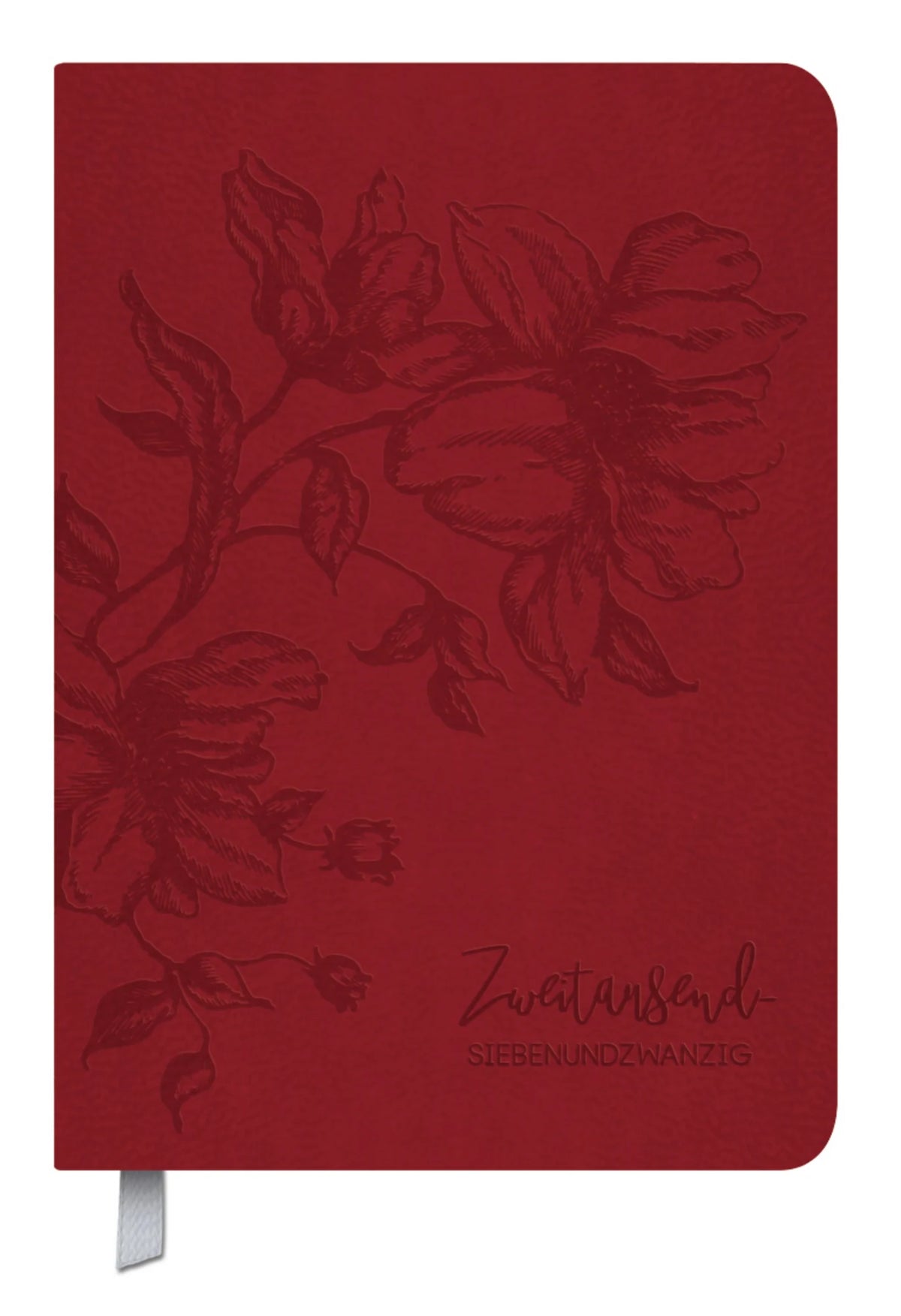 Taschenkalender: Timer Soft Touch 18 Monate Rubin 2027/2028