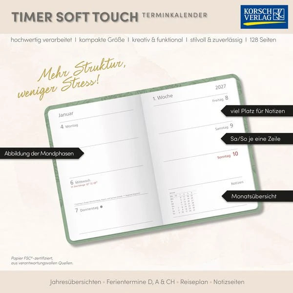 Timer Soft Touch salbei 2027 – Ansicht