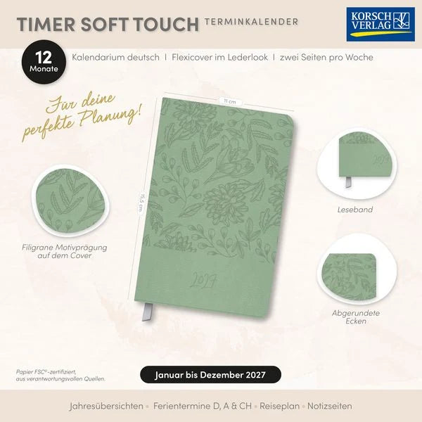 Timer Soft Touch salbei 2027 – Ansicht