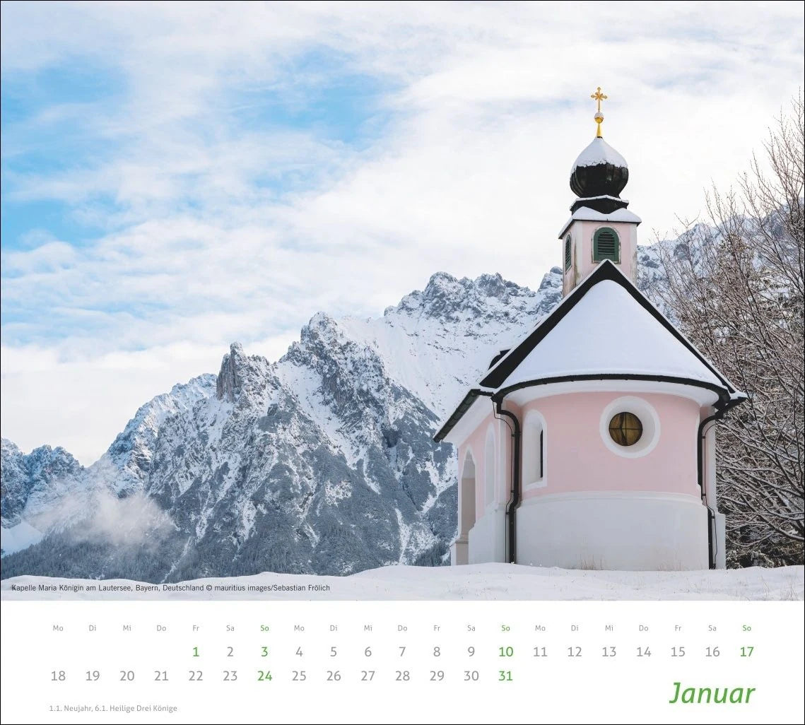 times&more Alpen Bildkalender 2027 – Ansicht