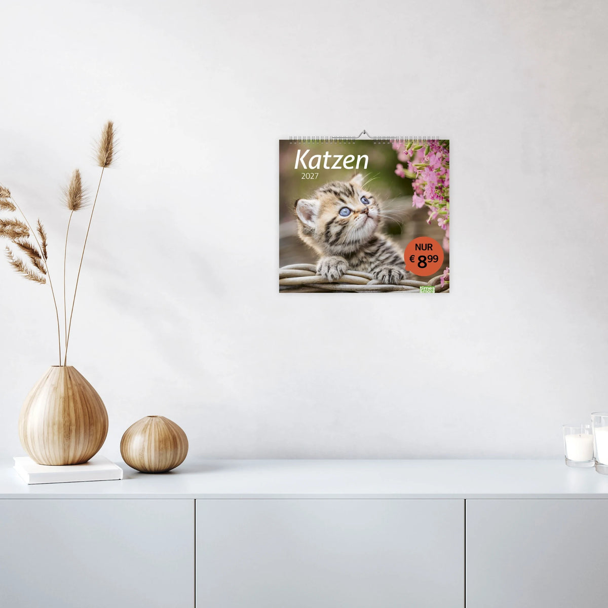 times&more Katzen Bildkalender 2027 – Ansicht