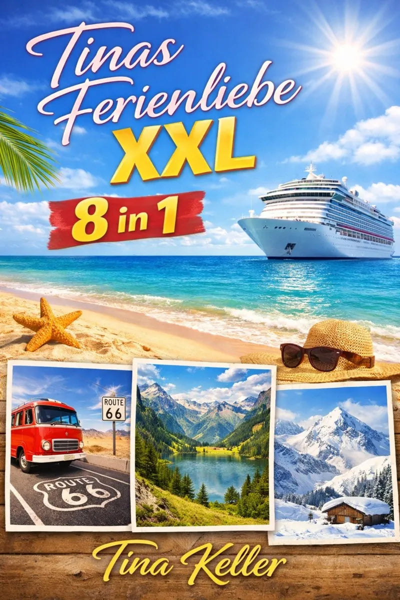 Cover: Tinas Ferienliebe XXL Sammelband 8 in 1 (E-Book) von Tina Keller