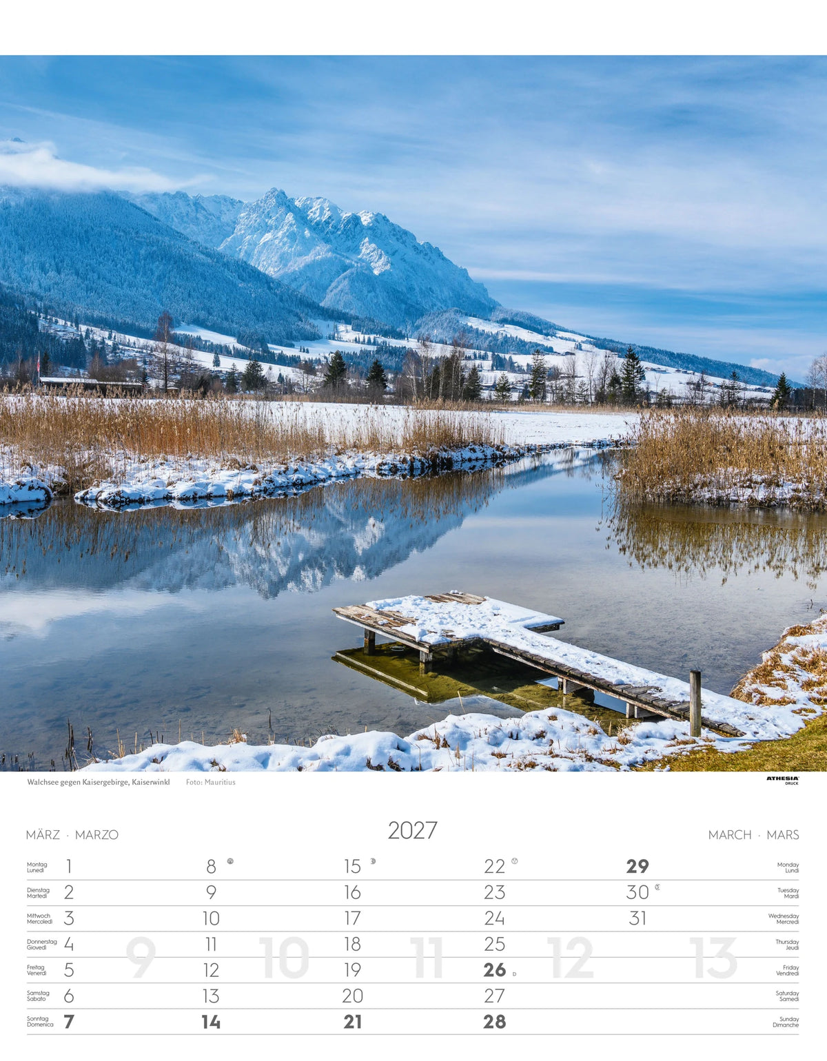 Tirol Kalender 2027 – Ansicht