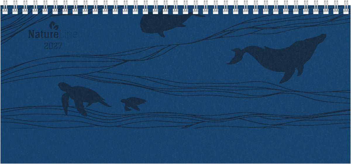 Tischkalender: Tisch-Querkalender Ocean 2027