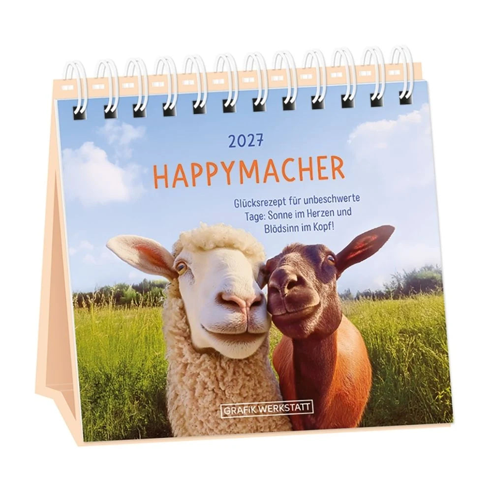 Tischkalender: Tischkalender 2027 Happymacher