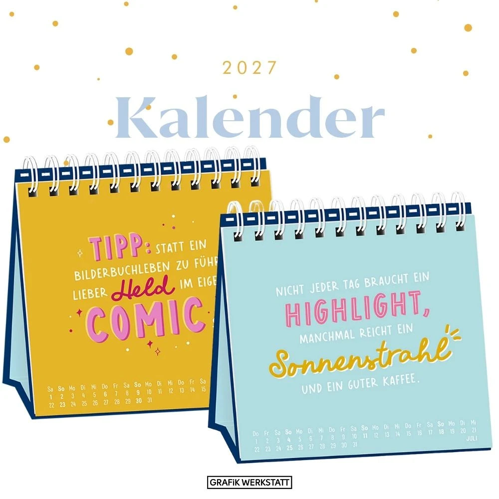 Tischkalender 2027 Nimm dir Zeit – Ansicht
