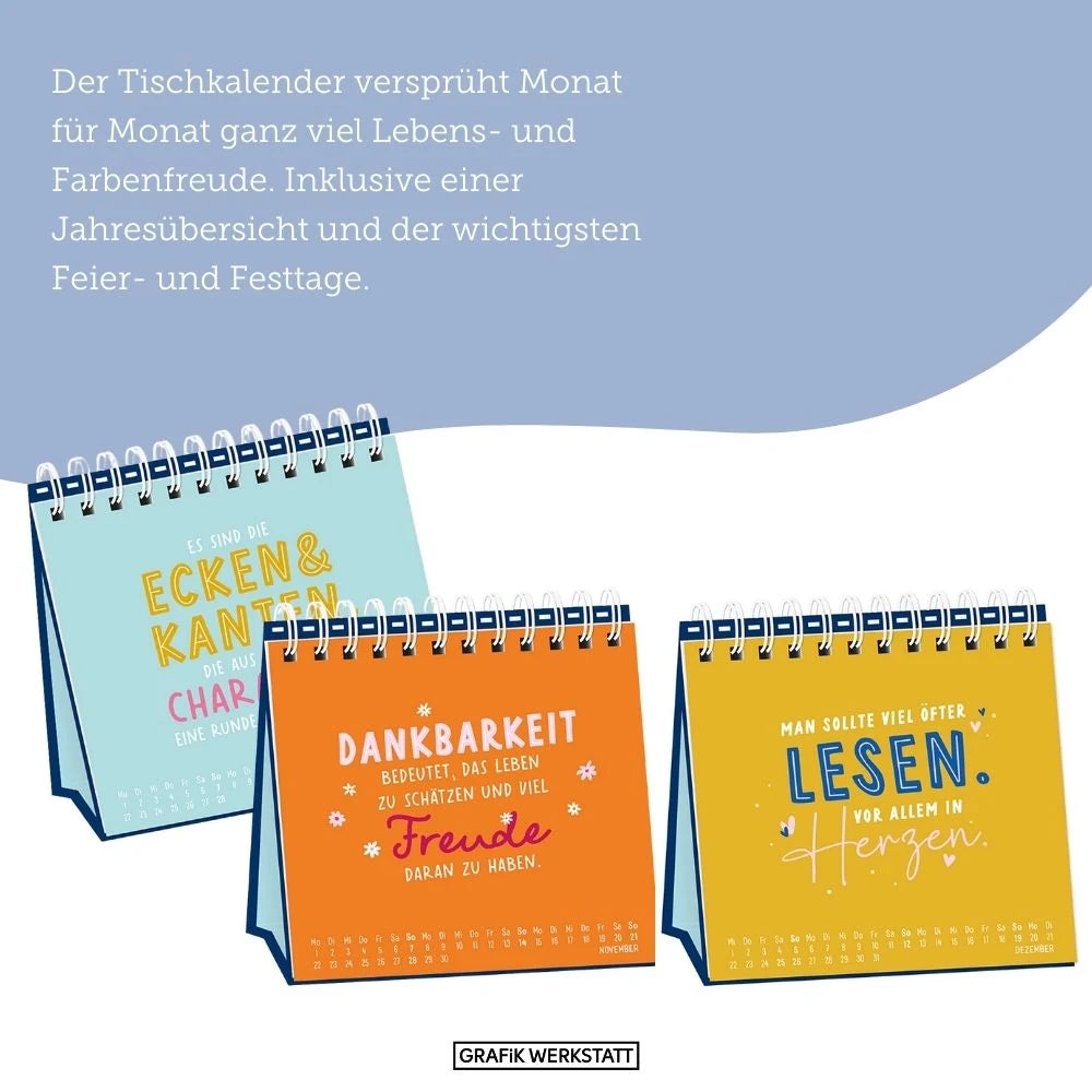 Tischkalender 2027 Nimm dir Zeit – Ansicht