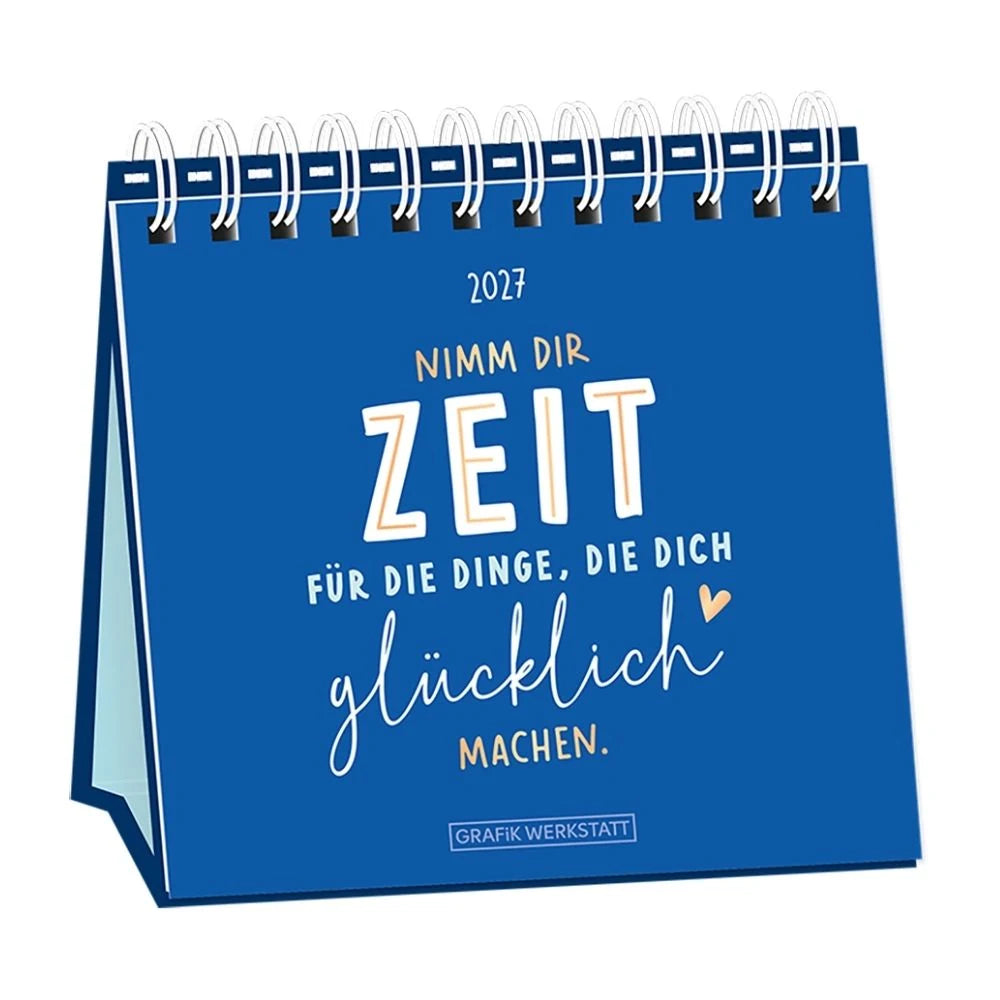 Tischkalender: Tischkalender 2027 Nimm dir Zeit