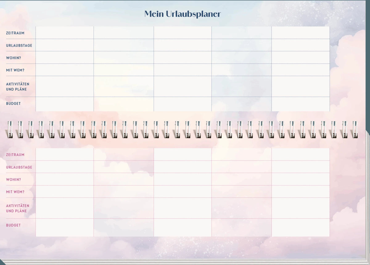 Tischkalender 2027 quer: I believe in Book Love – Ansicht