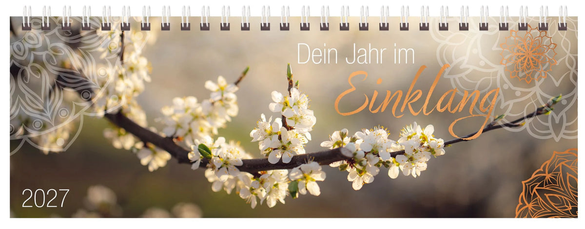 Tischkalender: Tischquerkalender Dein Jahr im Einklang 2027