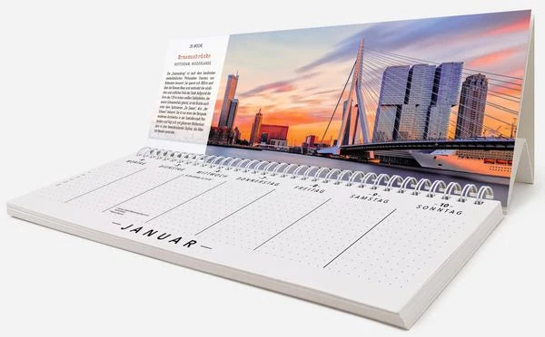 Tischquerkalender Weltreise 2027 – Ansicht