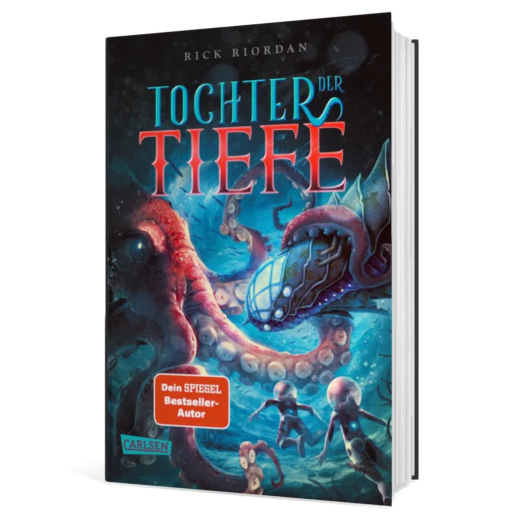 Buchcover von 'Tochter der Tiefe' - Gebundene Ausgabe von Rick Riordan