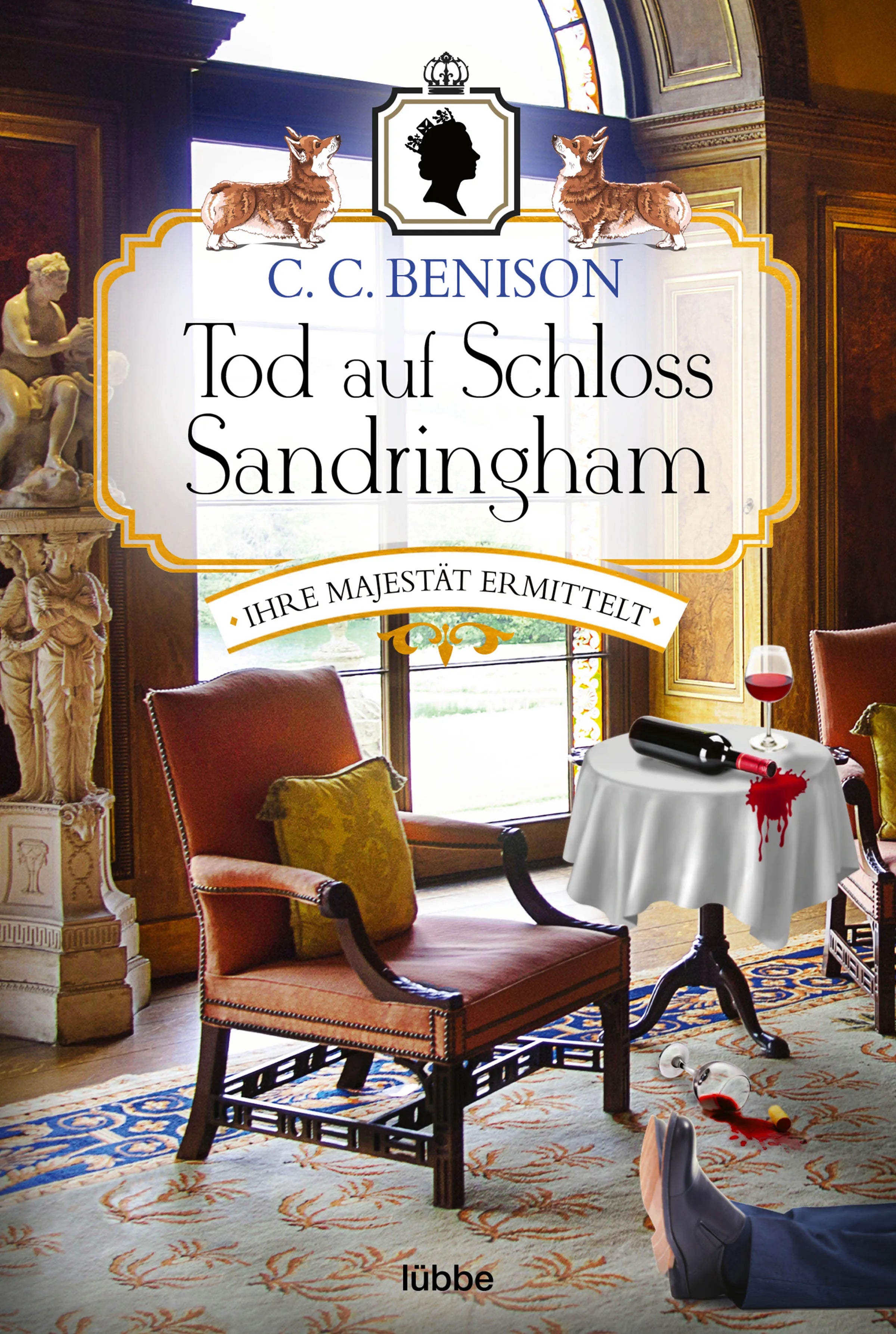 Buchcover von 'Tod auf Schloss Sandringham' - Taschenbuch von C. C. Benison
