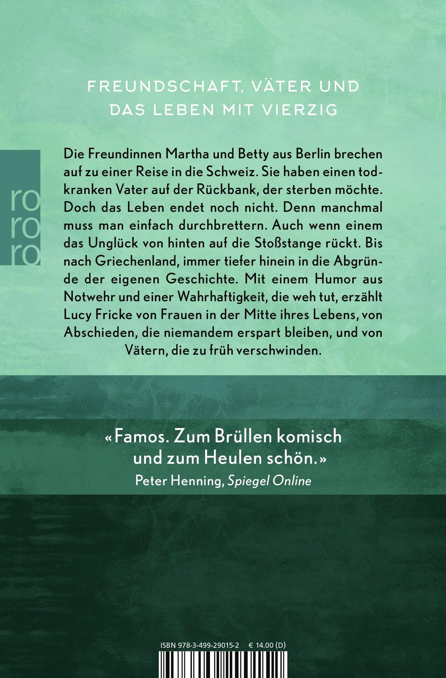Buchrückseite von 'Töchter' mit Klappentext - Taschenbuch