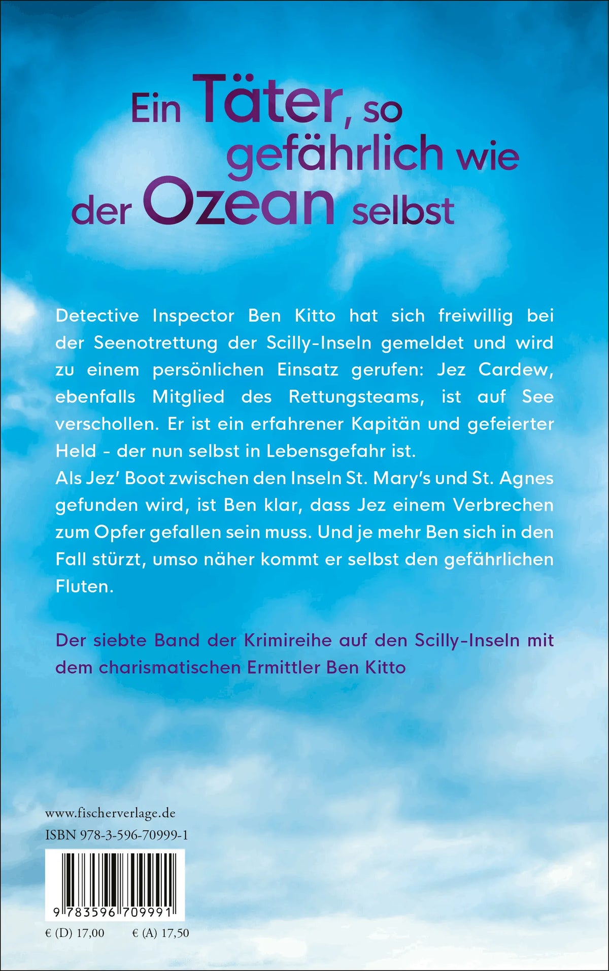 Rückseite: Tödlich rauscht die Brandung (Paperback)
